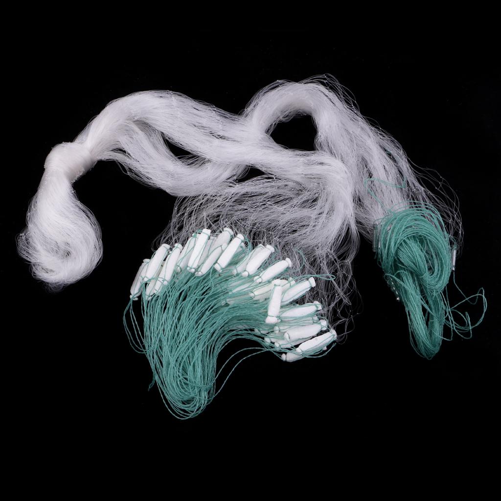 Fishing Net 3 Layers With Monofilament Small Mesh Gill Nylon Hole Size 4x4cm