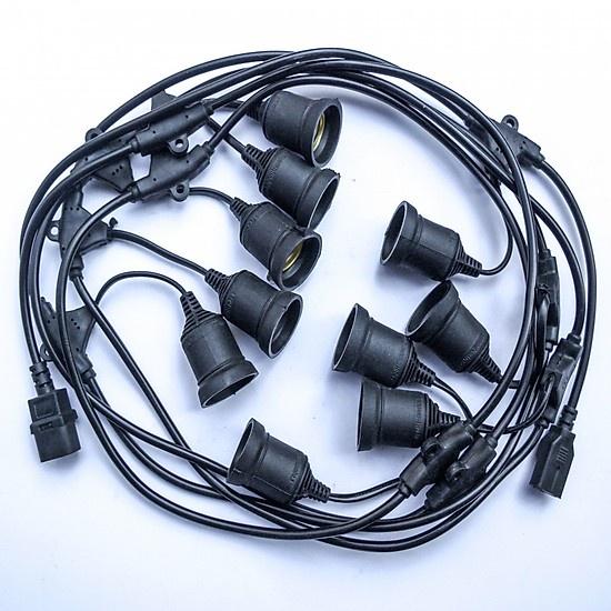 Bộ dây đui chống nước 5 mét 10 đui trang trí ngoài trời dành cho quán ăn quán cà phê