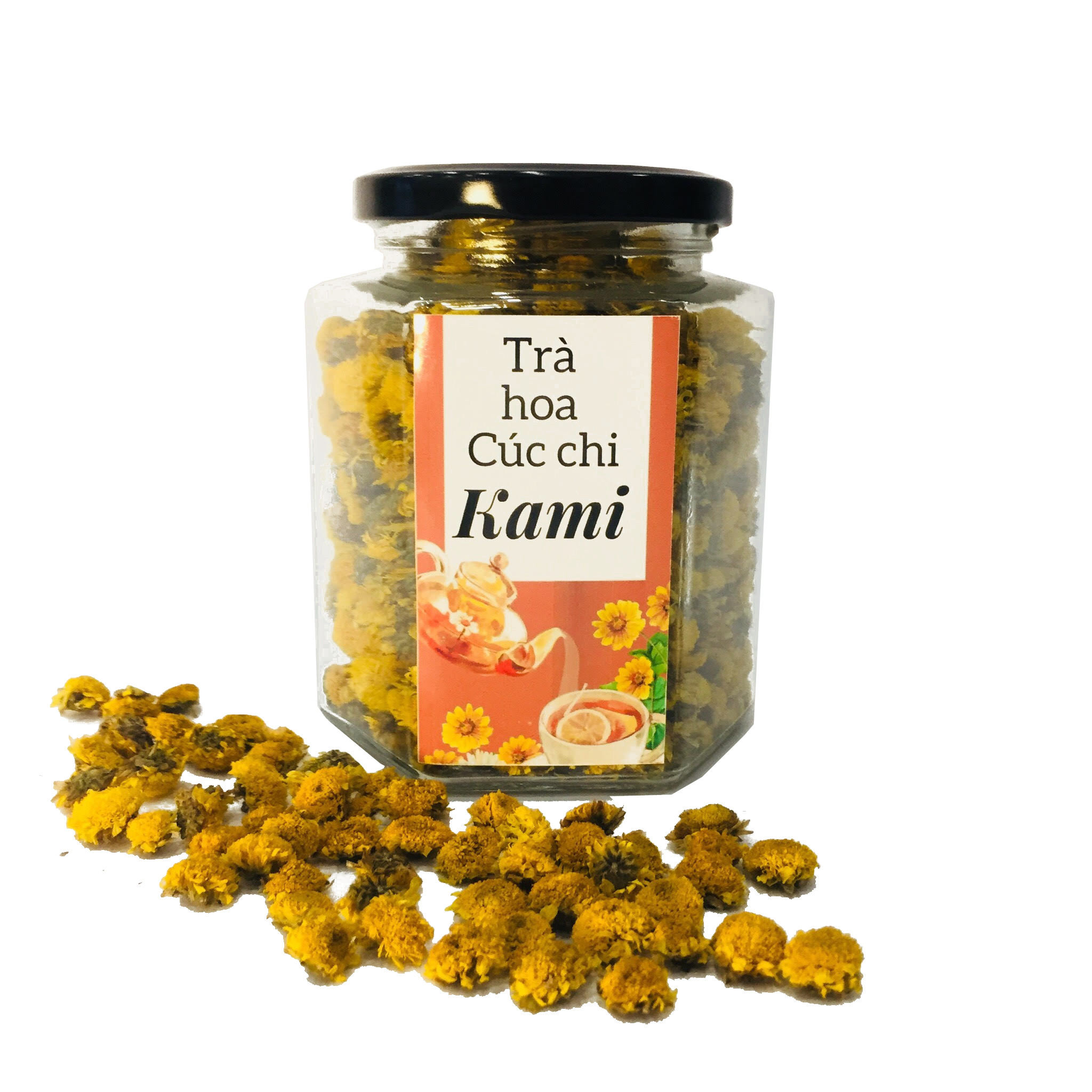 Trà hoa cúc chi Kami sấy lạnh – Cải thiện thị lực, thanh nhiệt, giải độc cơ thể