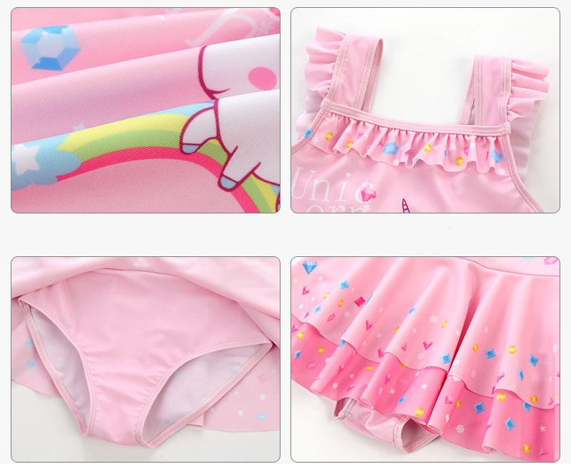Cô Gái Một Mảnh Phù Hợp Với Trẻ Em Váy Đầm 2021 Kid Hoạt Hình Dễ Thương Đồ Bơi Plus Kích Thước Bé Đi Biển Áo Tắm