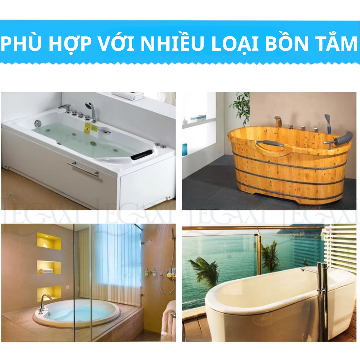 Miếng Lót Bồn Tắm Dùng 1 Lần, Túi Bọc Bồn Tắm Khách sạn, Spa, Tiện Cho Du Lịch Tắm Em Bé, Người Lớn