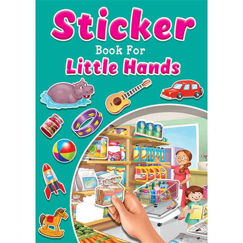 Little Hands Sticker Book-2 (Turquoise)