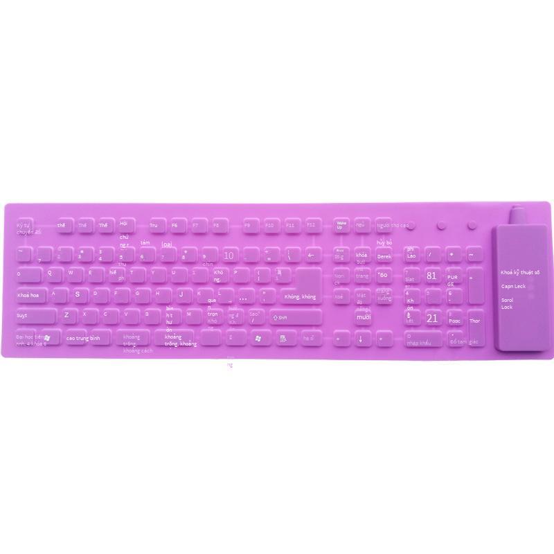 Ưu đãi đặc biệt bán trực tiếp bàn phím trò chơi silicon tại chỗ máy tính chống nước công nghiệp bên ngoài bàn phím cổ điển 109