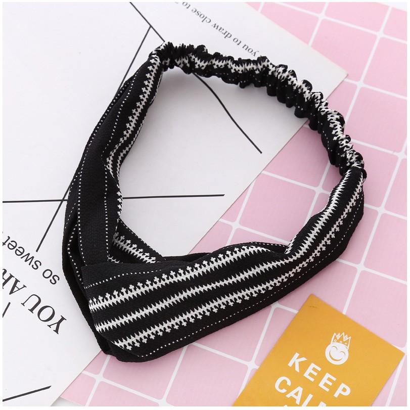 Băng Đô Nữ Turban Thổ Cẩm Hoa Nhí Basic Chất Voan Mát Lịm Sờ Cực Thích