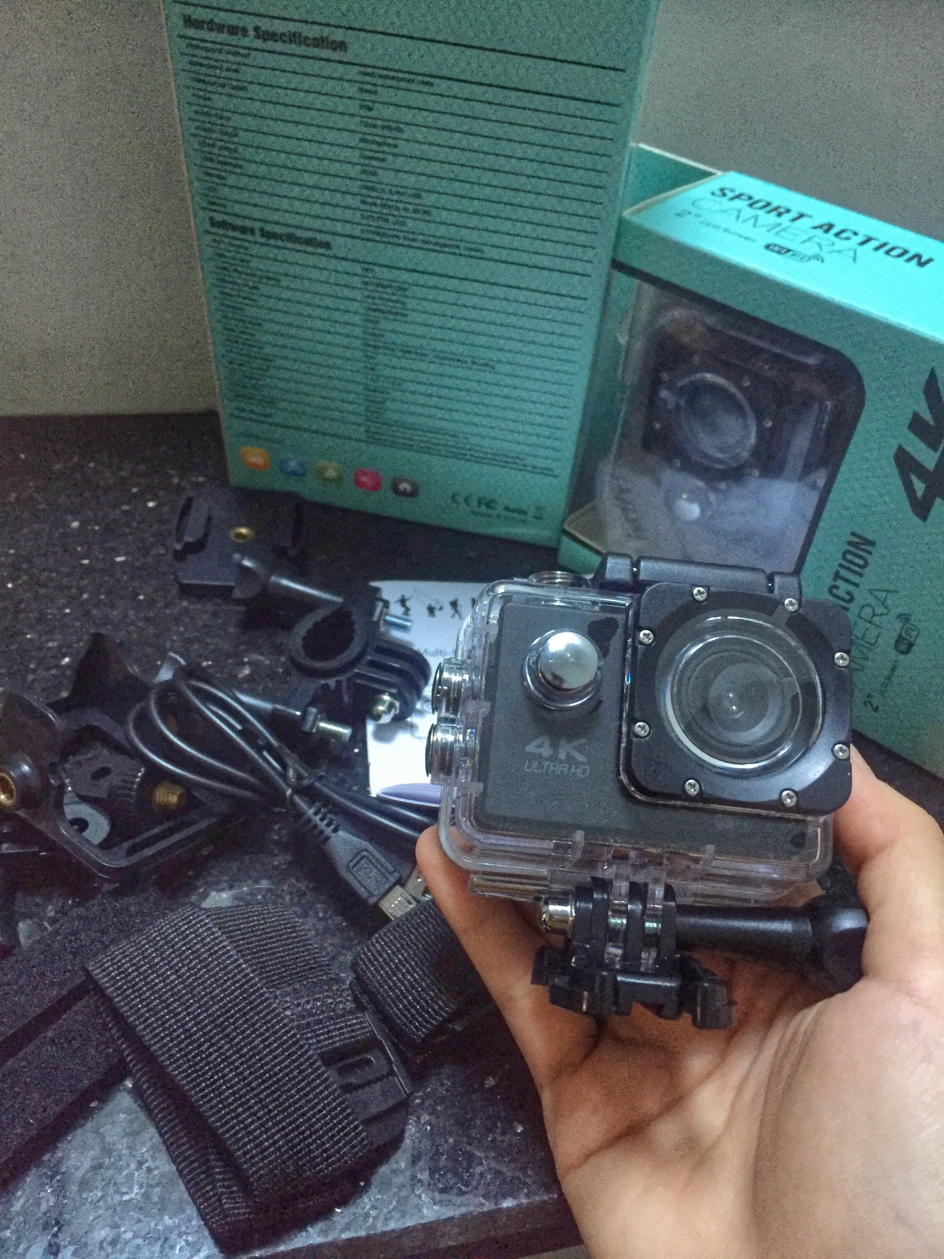 Camera hành trình thể thao full HD cho phượt thủ sport 4K