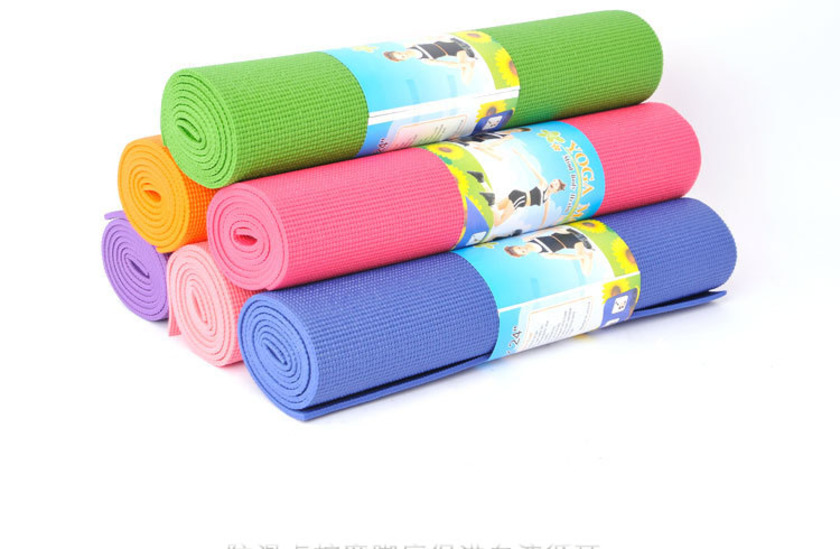 Thảm Tập Yoga Dày 0,4cm Cao Cấp (Tặng Túi Đựng Thảm Thông Gió) - Giao Màu Ngẫu Nhiên