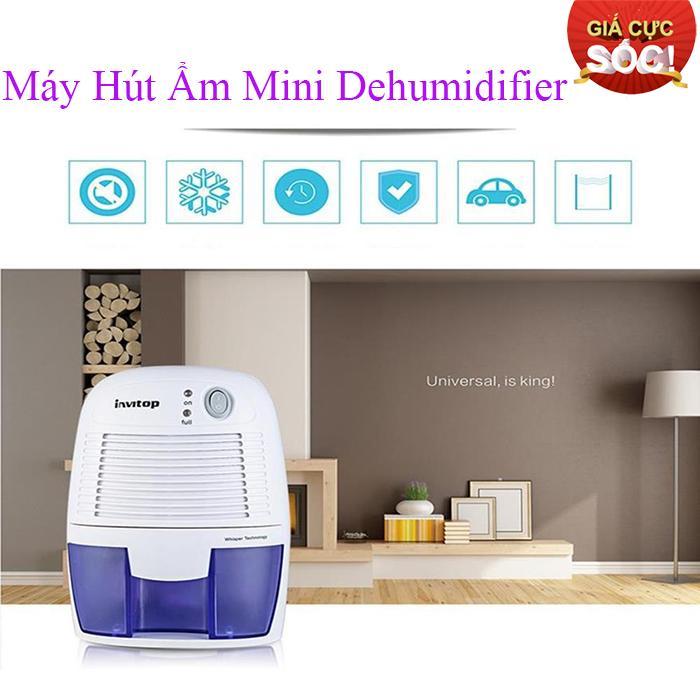 Máy Hút Ẩm Mini, Máy Hút Ẩm Mini Dehumidifier Kiểu Dáng Đẹp, Nhỏ Gọn, Dễ Sử Dụng, Máy Lọc Không Khí Và Hút Ẩm