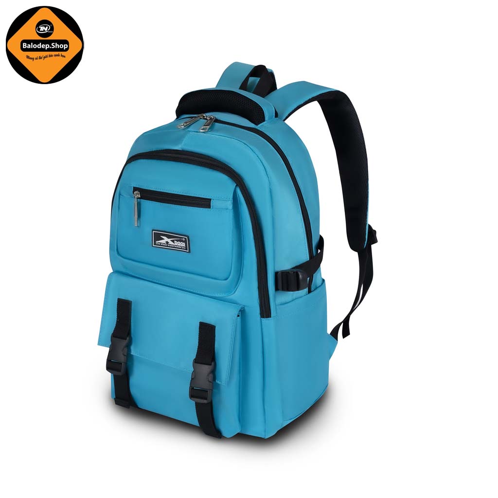 Balo Học Sinh Trung Học Đựng Laptop 15.6 Inch Cao Cấp Xbags Sea Blue XB3201, Chống Nước, Hiện Đại Trẻ Trung!
