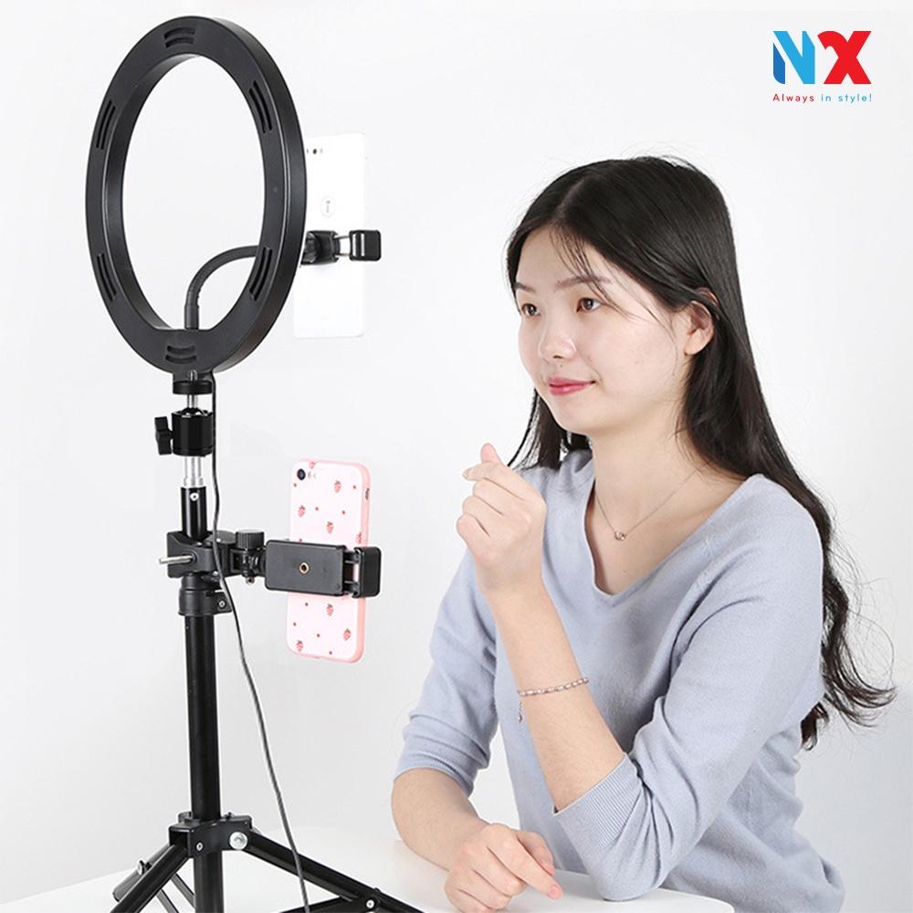 ĐÈN LIVESTREAM BÁN HÀNG, CHỤP HÌNH, MAKE UP, 3 CHẾ ĐỘ ÁNH SÁNG, ĐẦU BI XOAY 360 ĐỘ