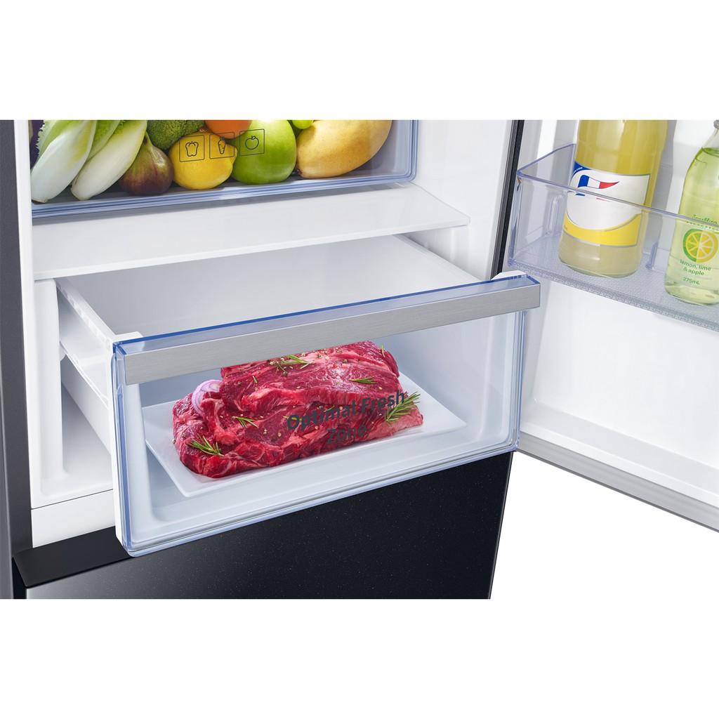 Tủ Lạnh Samsung Ngăn Đông Dưới với Optimal Fresh Zone 276 L màu Đen RB27N4190BU/SV - Hàng chính hãng
