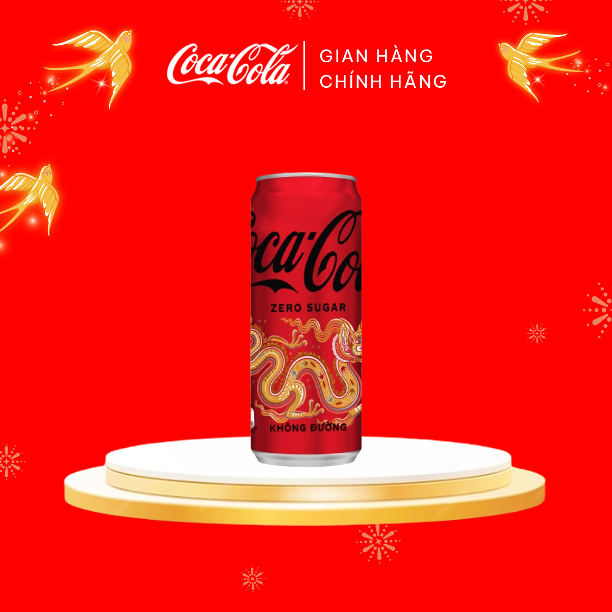 Lốc 24 lon Coca-Cola Zero 320ml/lon