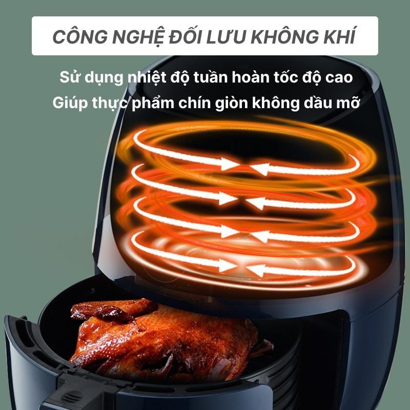 Nồi Chiên Không Dầu Osaka Dung Tích 6 Lít Cao Cấp