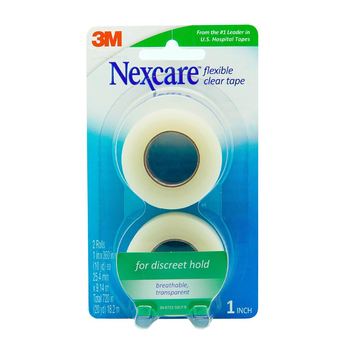 Băng cuộn y tế Nexcare 3M 25.4x9.14mm - Vỉ 2 cuộn trong suốt, xé dễ dàng, keo y tế siêu dính, thoáng khí 771-2PK