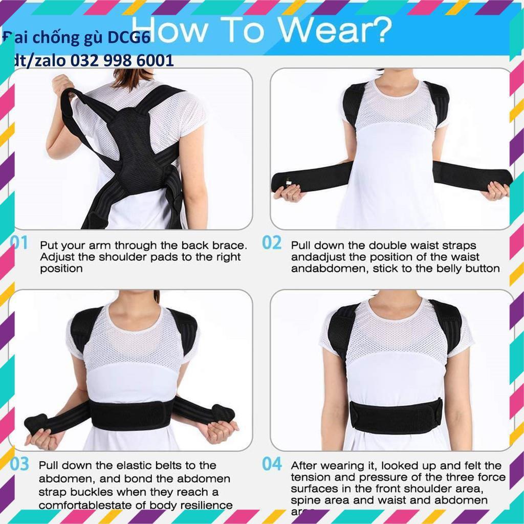 Đai chống gù lưng thế hệ mới siêu êm DCG6
