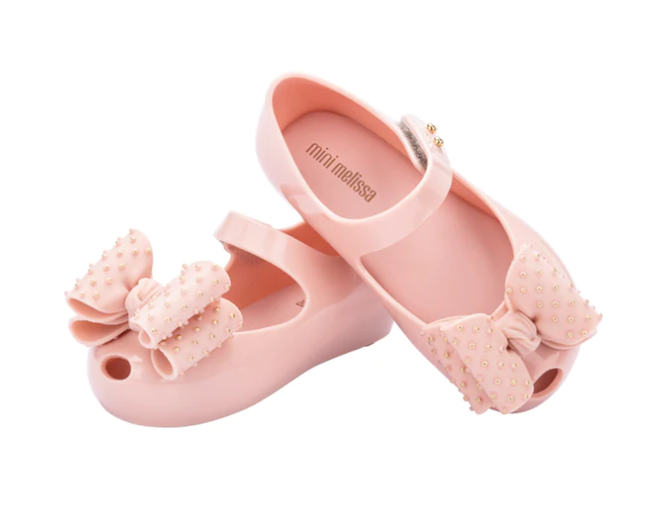 Giày thơm Mini Melissa Nơ chấm hồng (full tag box)
