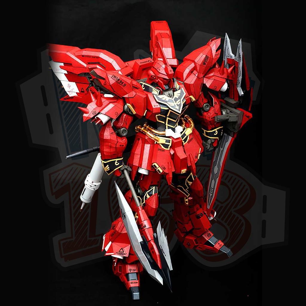 Mô hình giấy Gundam Robot MSN-06S Sinanju