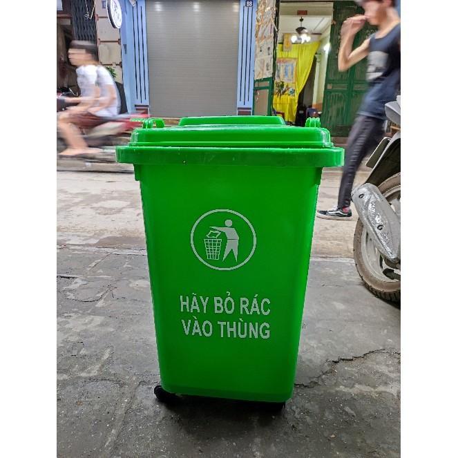 Thùng rác nhựa công cộng có bánh xe nhiều kích cỡ