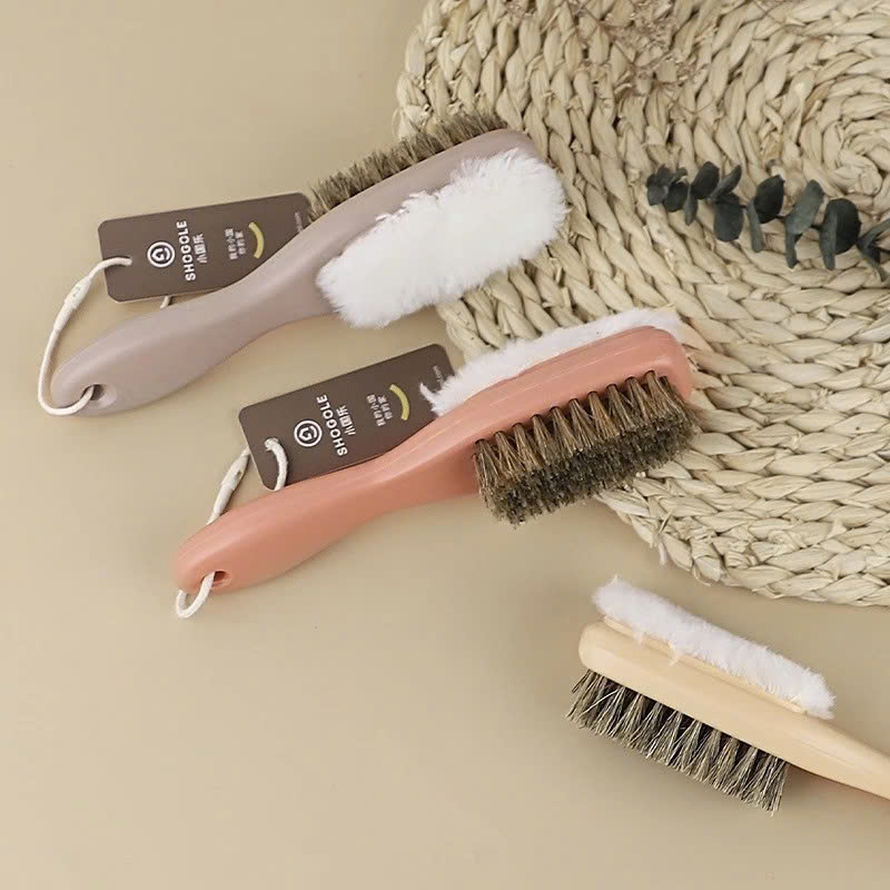 Bàn Chải Hai Mặt Đa Năng – Nhựa Cao Cấp, Lông Cứng & Sợi Bông – Chà Giày Dép, Quần Áo, Làm Sạch Hiệu Quả - HÀNG CHÍNH HÃNG MINIIN