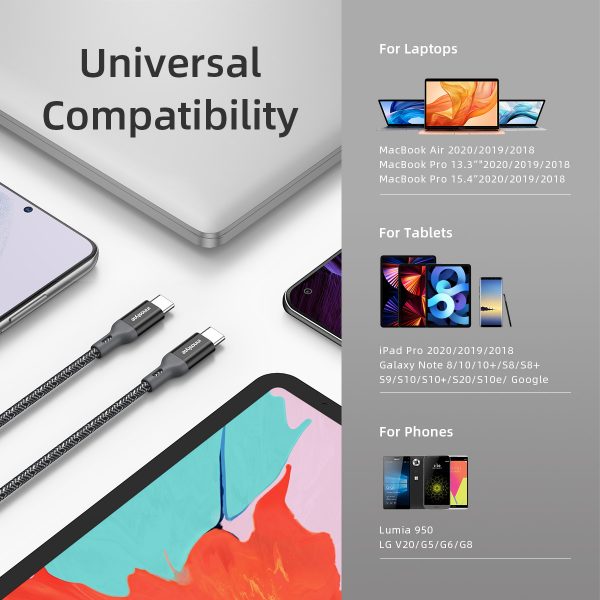 CÁP INNOSTYLE POWERFLEX USB-C TO C 1.5M 60W ICC150AL - Hàng chính hãng