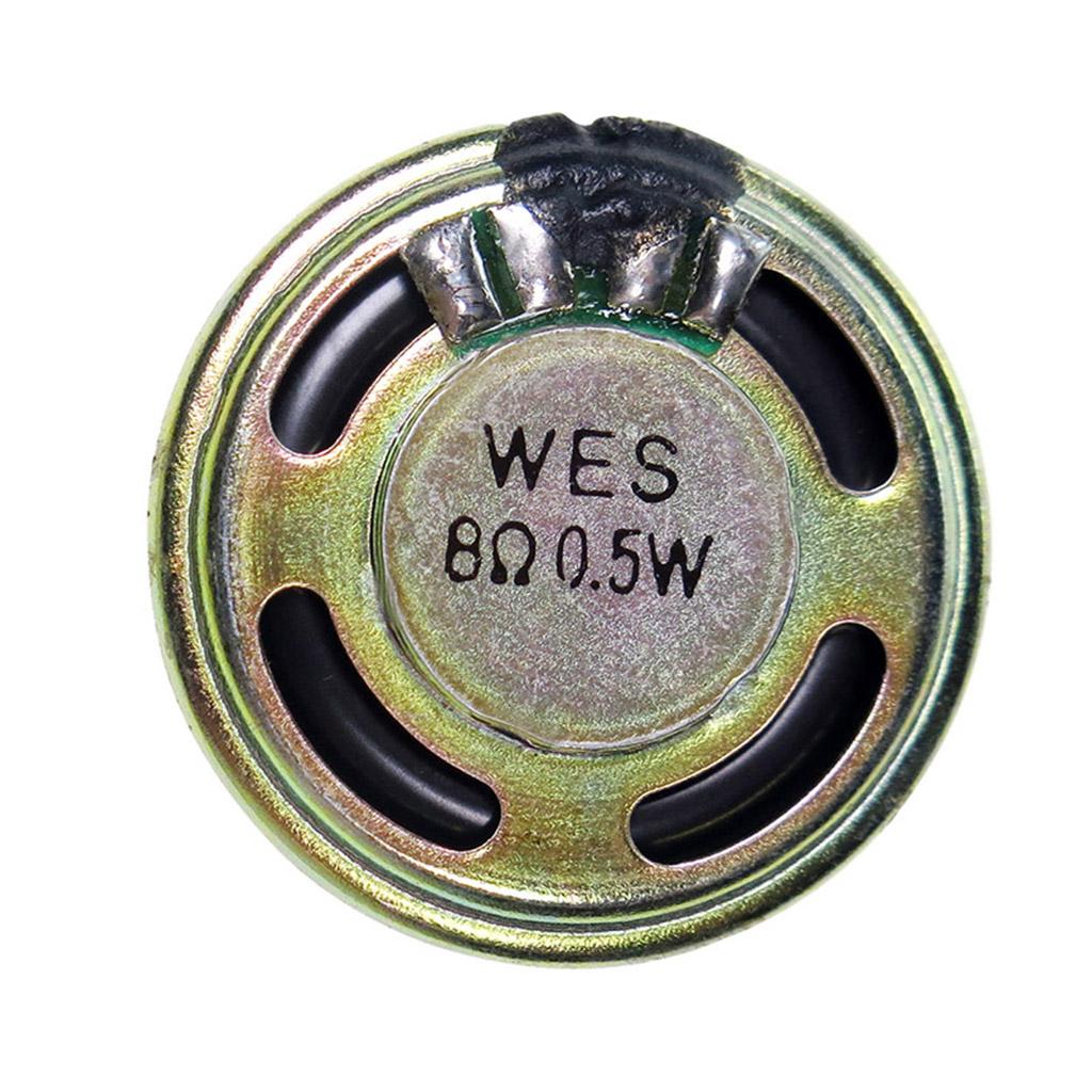 27 Mm 8 Ôm 0.5W Vỏ Kim Loại Bên Trong Loa Mini Từ Loa