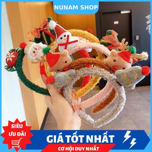 Băng đô cài tóc lông cừu noel giáng sinh đáng yêu xinh xắn Nunam Shop