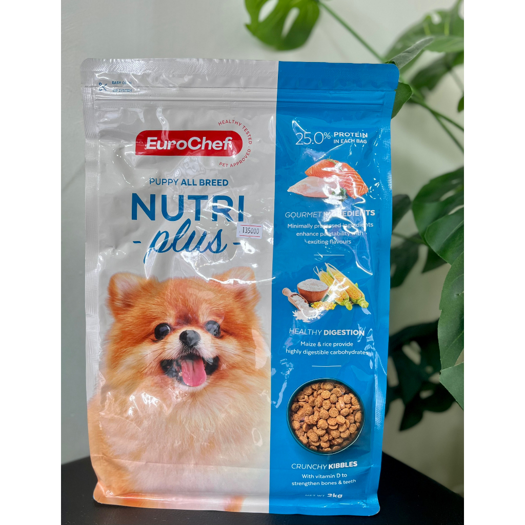 Hạt Khô Eurochef Nutri Plus dành cho Chó Trưởng Thành, Chó Con nhập khẩu Châu Âu