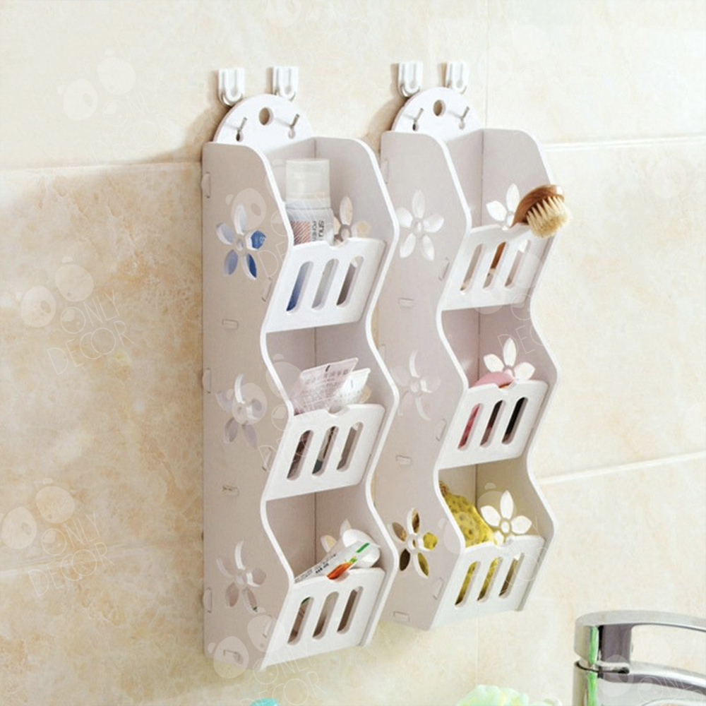 Giá treo nhà tắm chống nước, chống mốc 45x10x12cm