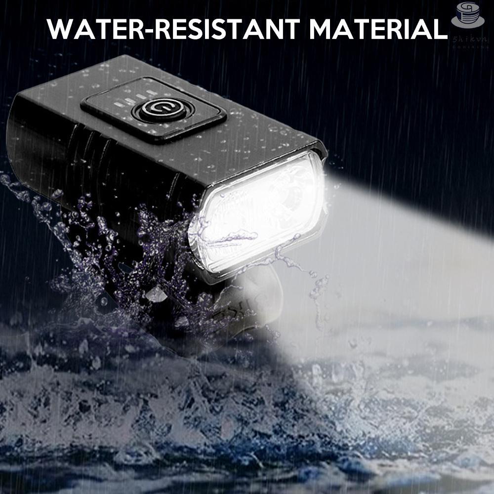 Đèn pha LED sạc USB chống thấm nước cho xe đạp