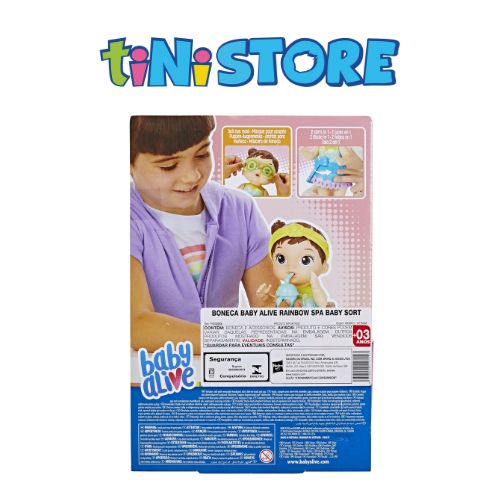 Bộ đồ chơi búp bê tóc nâu spa thư giãn Baby Alive