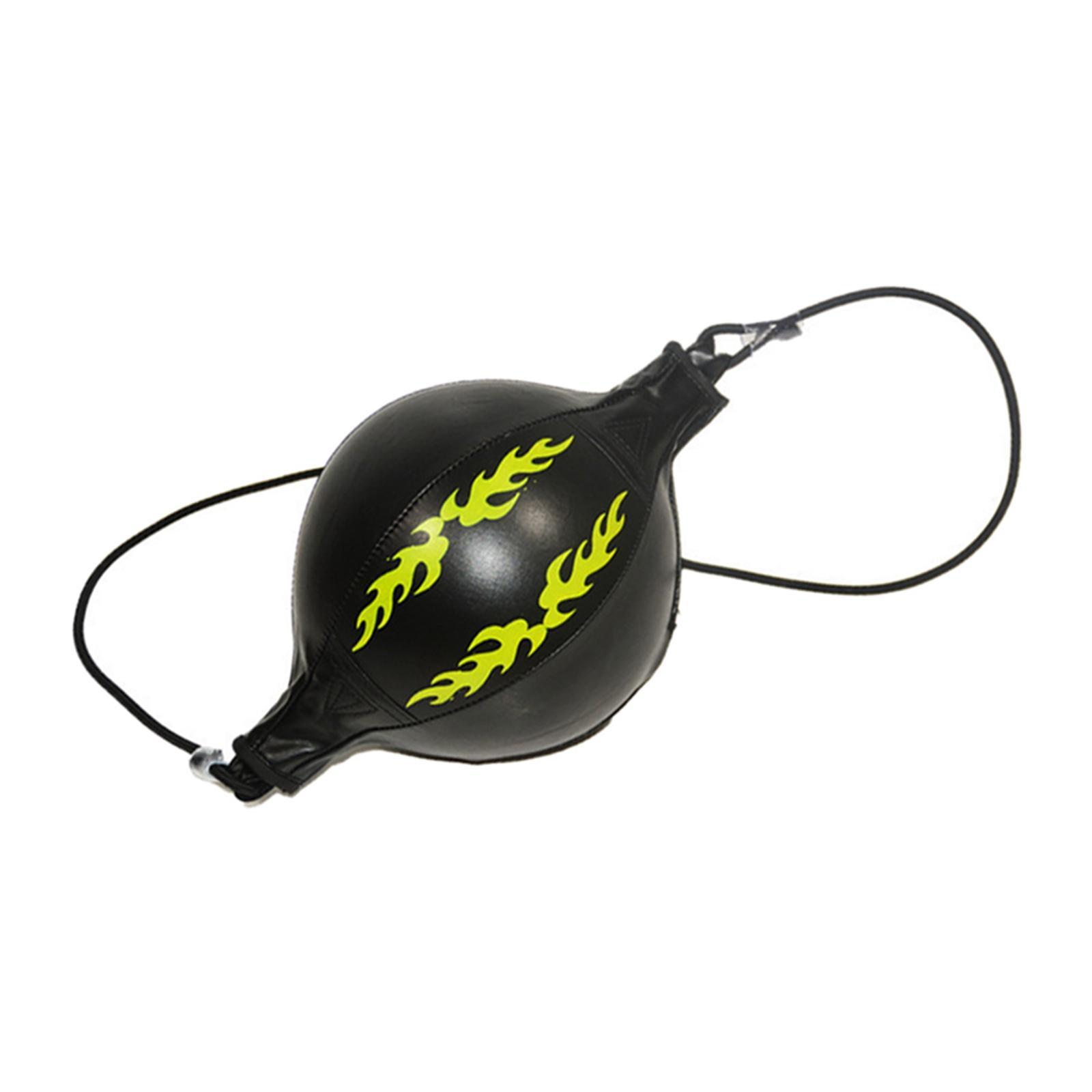 Boxing Speed Bag Double End Punching Bag Kit Kids Black