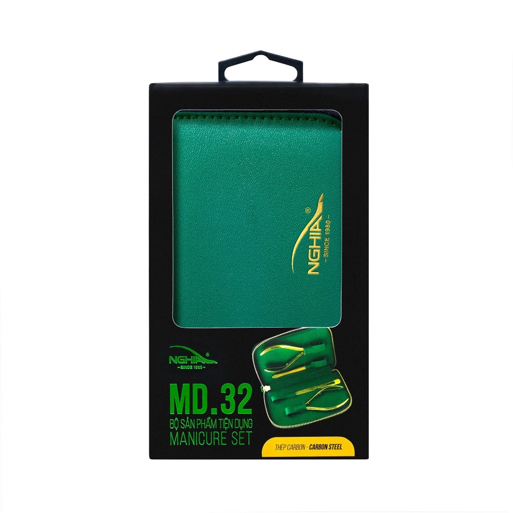 Kềm Nghĩa - Kềm Bộ Md-32 4 Món - Mạ Vàng