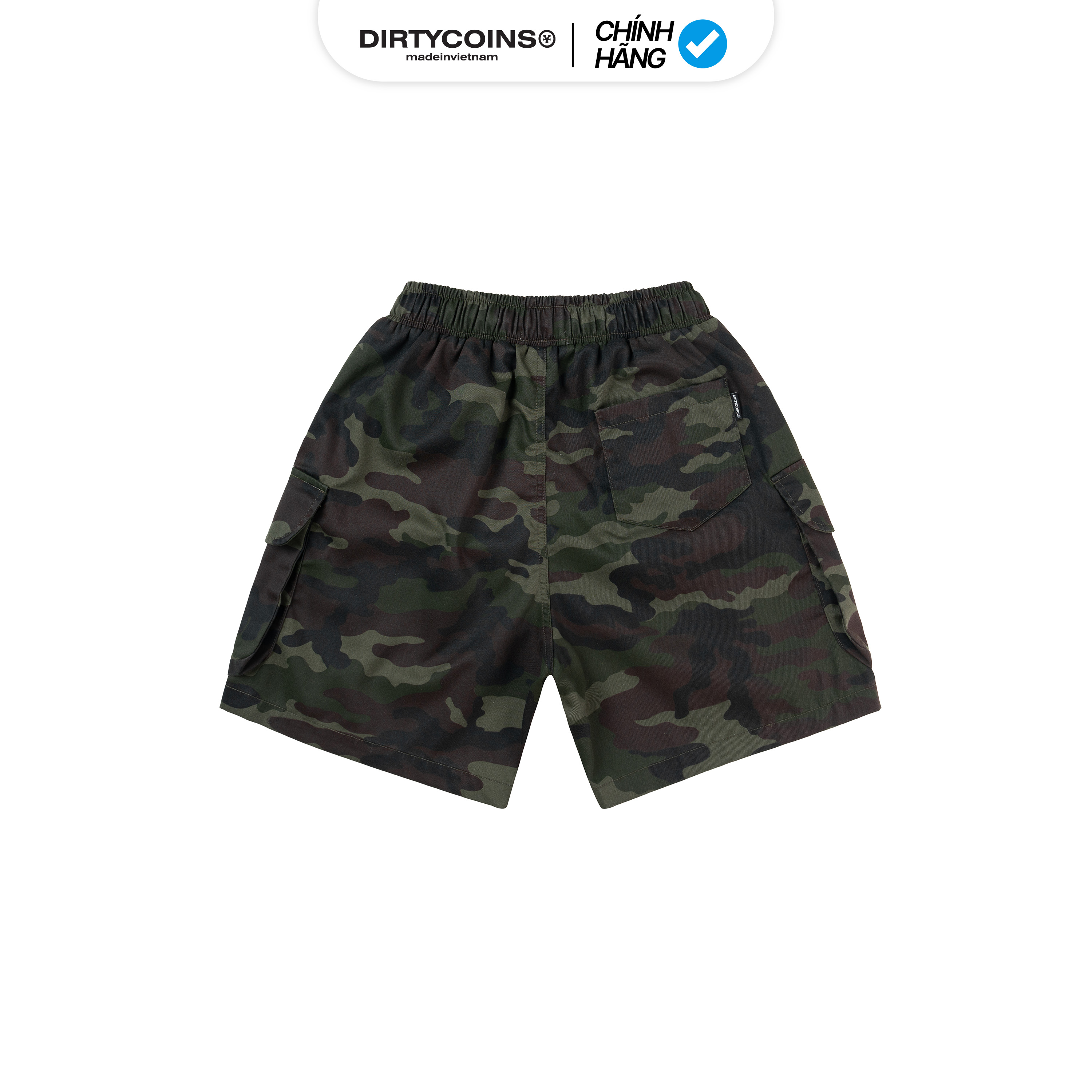 Quần Ngắn DirtyCoins Patched Camo Cargo Shorts