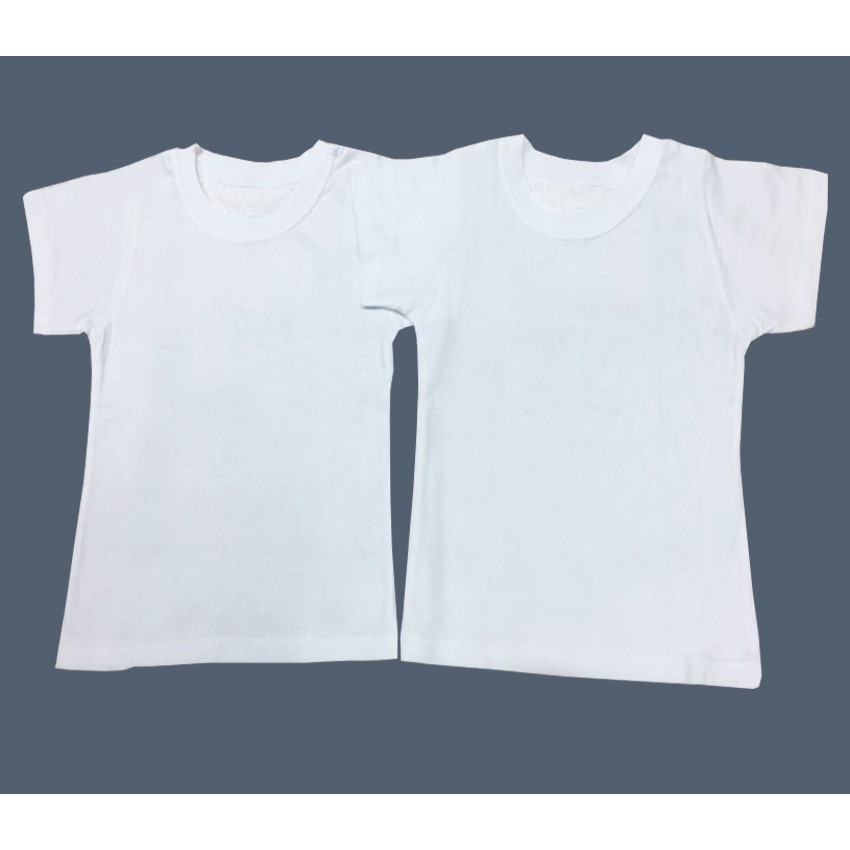 SET 2 ÁO TAY NGẮN TRẮNG CHO BÉ
