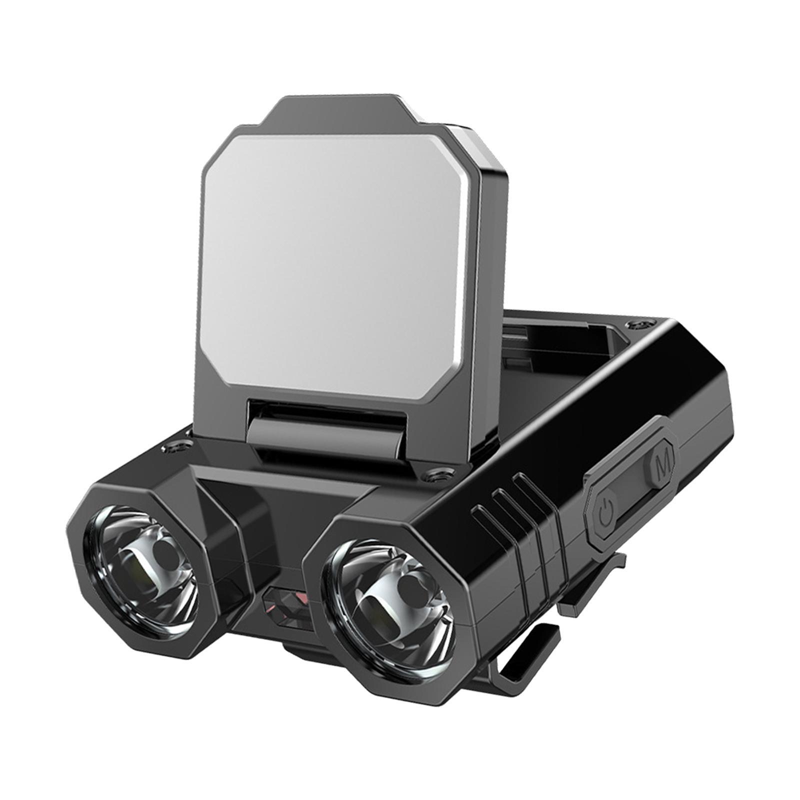 Strong Light Mini Clip On Brim Lamp Hat Light for Running Outdoor