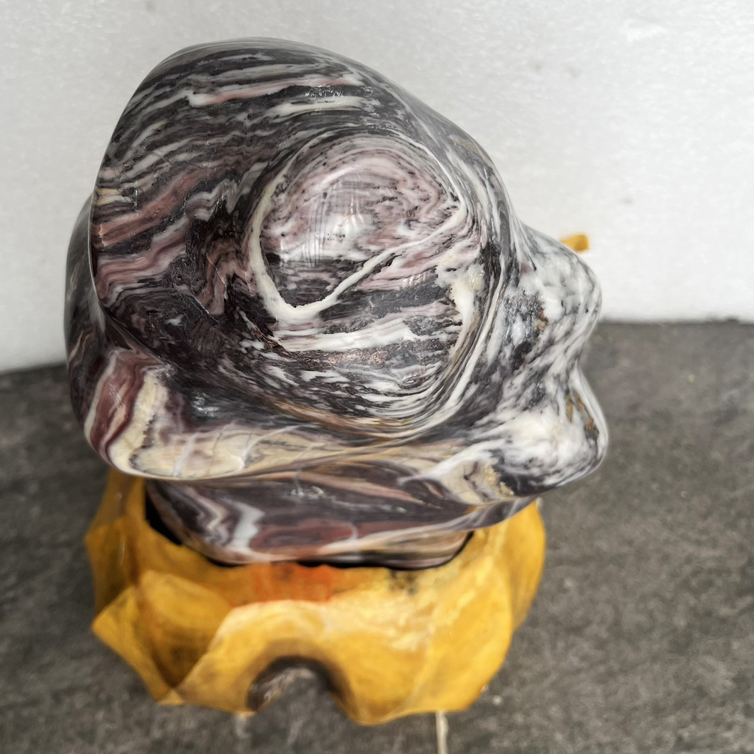 CÂY ĐÁ, TRỤ ĐÁ MÀU ĐỎ TÍM CHO NGƯỜI MỆNH THỔ VÀ HỎA, CAO 31 CM, NẶNG HƠN 7 KG