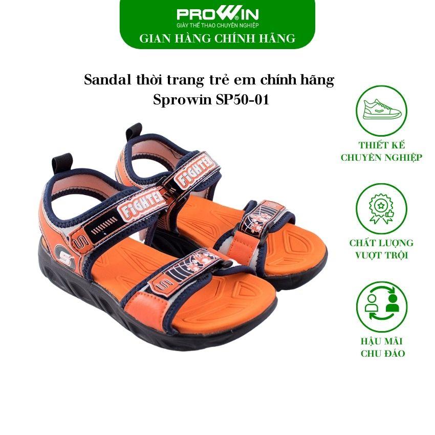 Sandal thời trang trẻ em chính hãng Sprowin SP50-01 - Orange