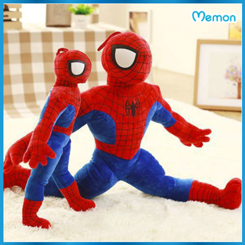 Gấu bông Người nhện Spider Man cao cấp - Hàng chính hãng Memon - Đồ chơi thú nhồi bông Người Nhện Spider Man, Bông Gòn PP 3D tinh khiết, đàn hồi đa chiều, bền đẹp, an toàn cho người sử dụng.
