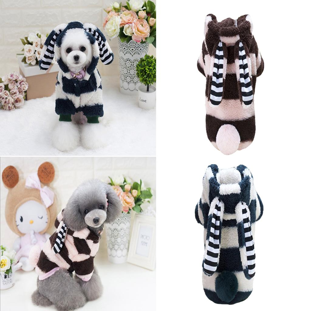Stuffed Pet Dog Jacket Puppy Cosplay Clothes Warm Sweater Coat
