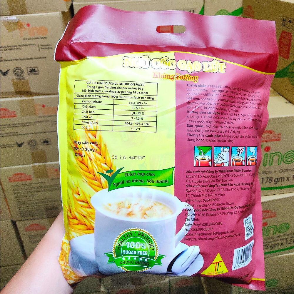 Ngũ cốc ăn kiêng gạo lứt Best Choice gói 480g