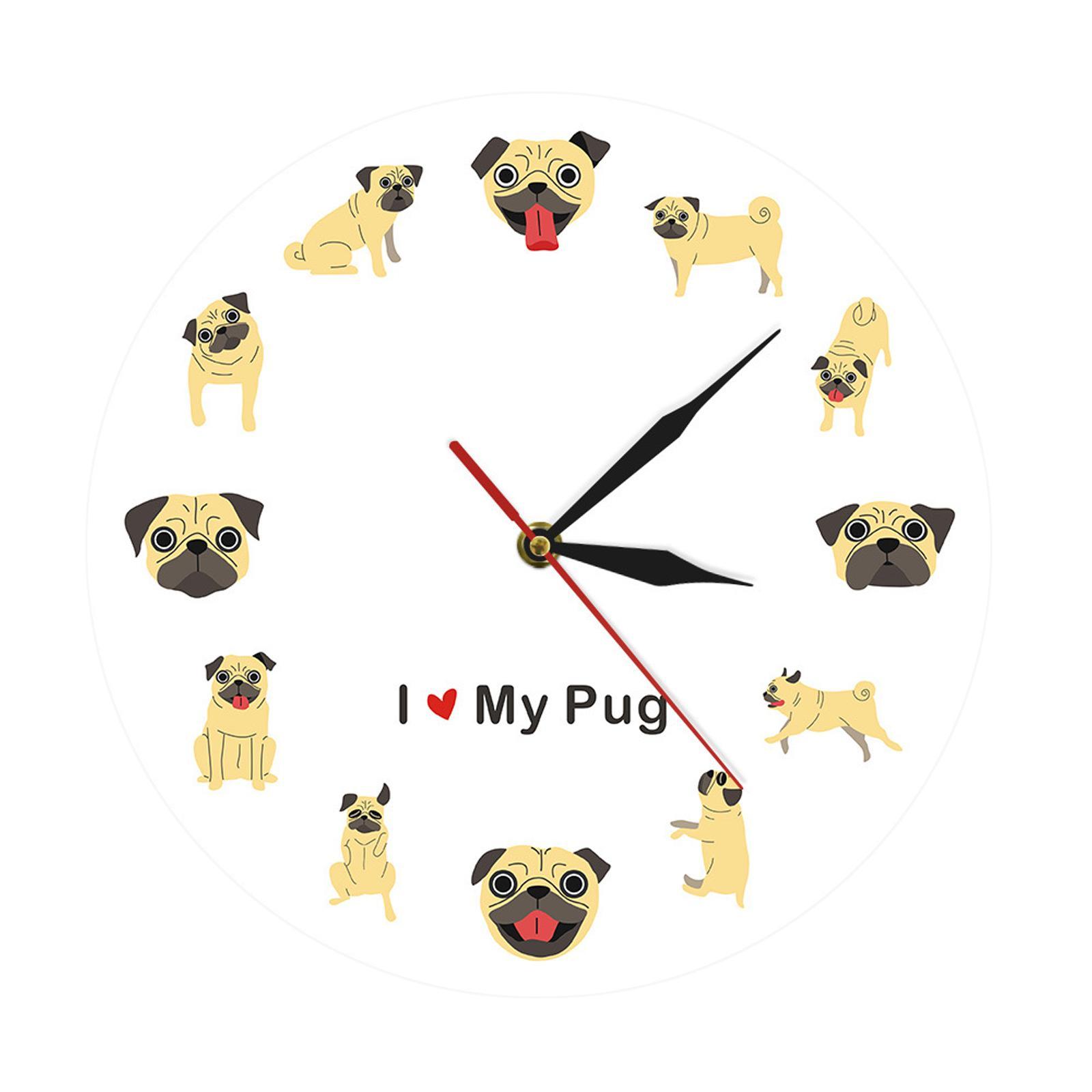 Wall Clock Cartoon Quiet Decorative Clock 12 inch for Kitchen