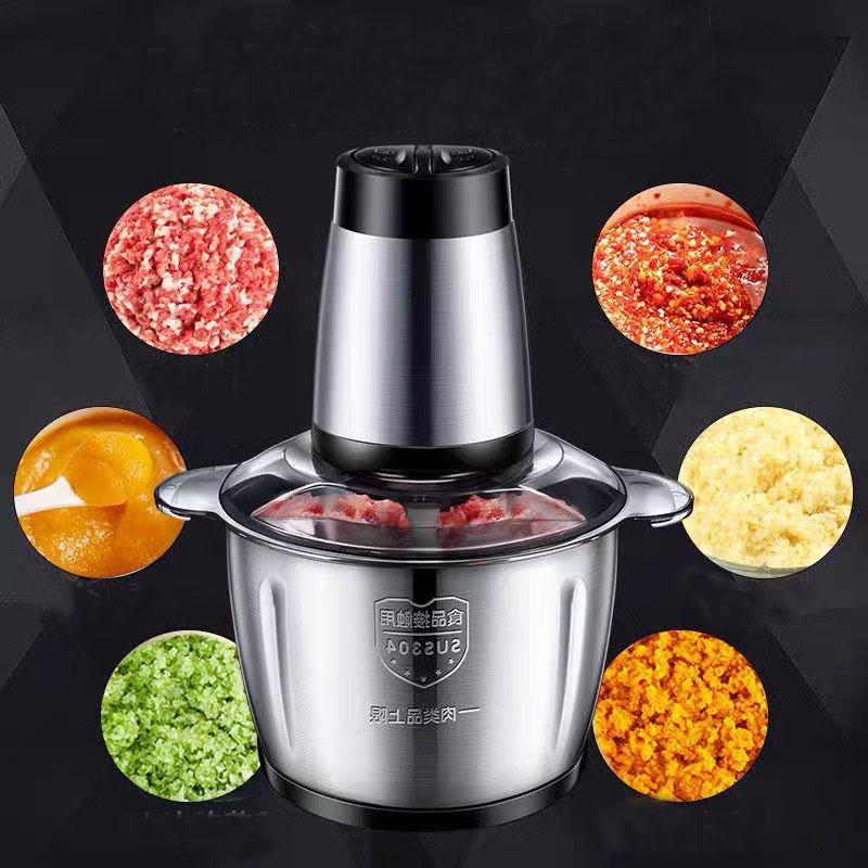 DGD014 - MÁY XAY THỊT-ĐÁ-ĐA NĂNG CÔNG SUẤT 300W CỐI INOX DUNG TÍCH 2L, XAY THỰC PHẨM, RAU CỦ...