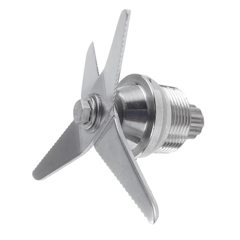 Heavy Duty 4 Head Wet Dry Ice Replacement Blade Assembly For Blender