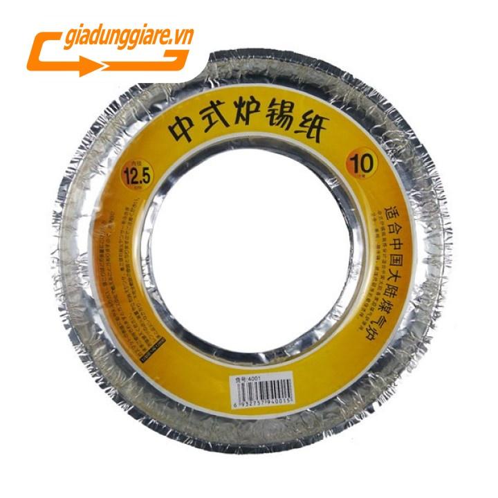 SET 10 Giấy bạc lót bếp ga chắn dầu mỡ Tấm giấy bạc tiện ích bảo vệ bếp ga tránh hư hỏng - giadunggiare.vn