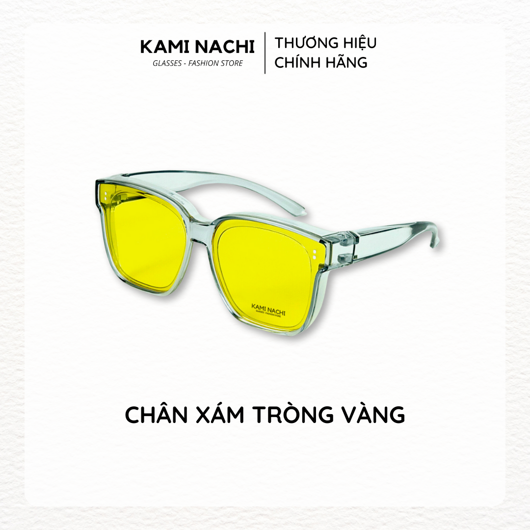 Gọng kính Shield Glasses chống phân cực, chống tia UV, có thể đeo cùng lúc với kính cận KAMI NACHI T8802