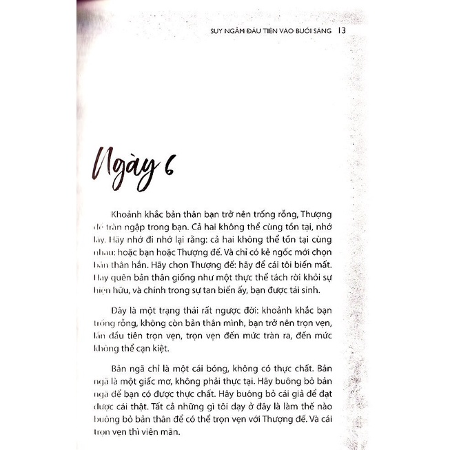 OSHO Suy Ngẫm Đầu Tiên Vào Buổi Sáng