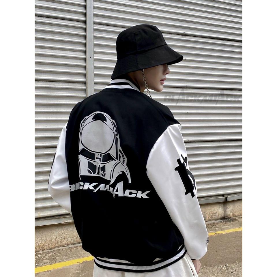 Áo Khoác Bomber Jackets Dù 2 Lớp BLACK MIACK Form Rộng Nam Nữ Unisex Ulzzang KUN