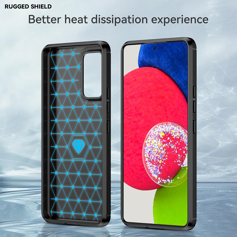 Ốp lưng dành cho Samsung A53 5G ốp silicone mềm Carbone phay xước chống sốc chống vân tay