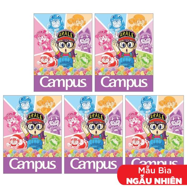 Combo 5 Tập Arale Hi - 4 Ô Ly 96 Trang ĐL 120g/m2 - Campus NB-AARH96 (Mẫu Màu Giao Ngẫu Nhiên)