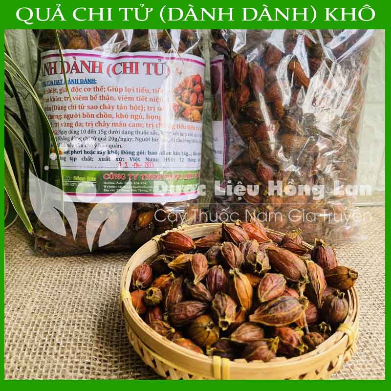 Quả dành dành/ chi tử khô sạch đóng gói 500gram