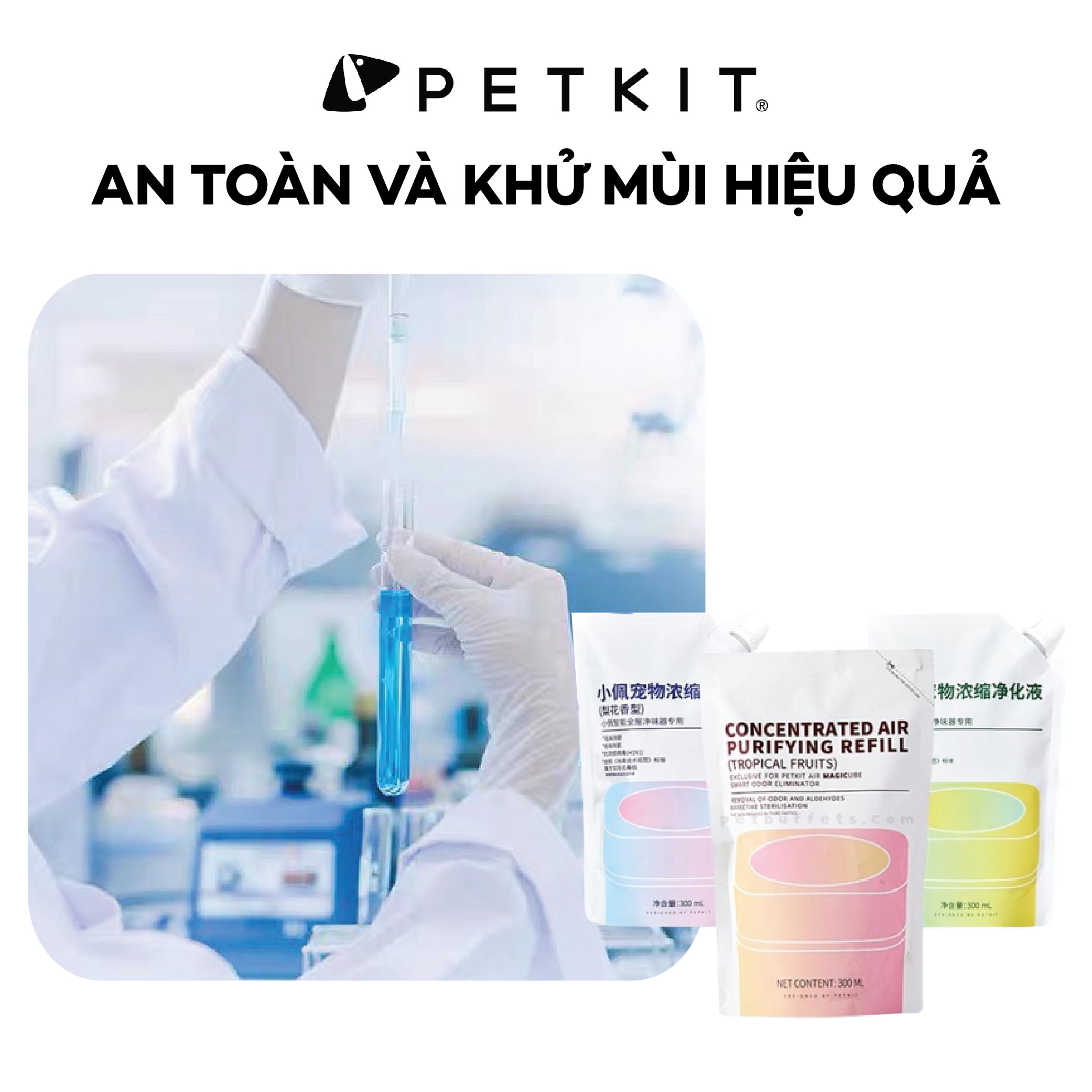 Tinh Dầu Máy Khử Mùi Petkit Ari Magicube Liquid Refill 300ml